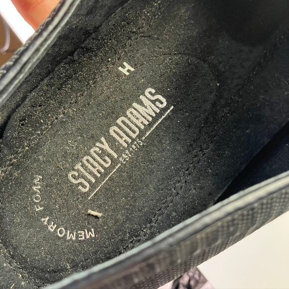 Stacy Adams Tazewell Slip On Loafers Dress Shoes 25343 Black Size 13M‎ Slip On - Picture 6 of 11